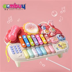 CB905132 CB905133 - Knock piano education table cartoon phone baby telephone toy